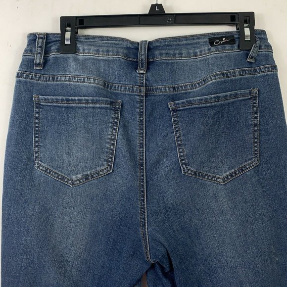 Earl Denim Stretch Jeans Capris Wm Sz 10 - Picture 5 of 6